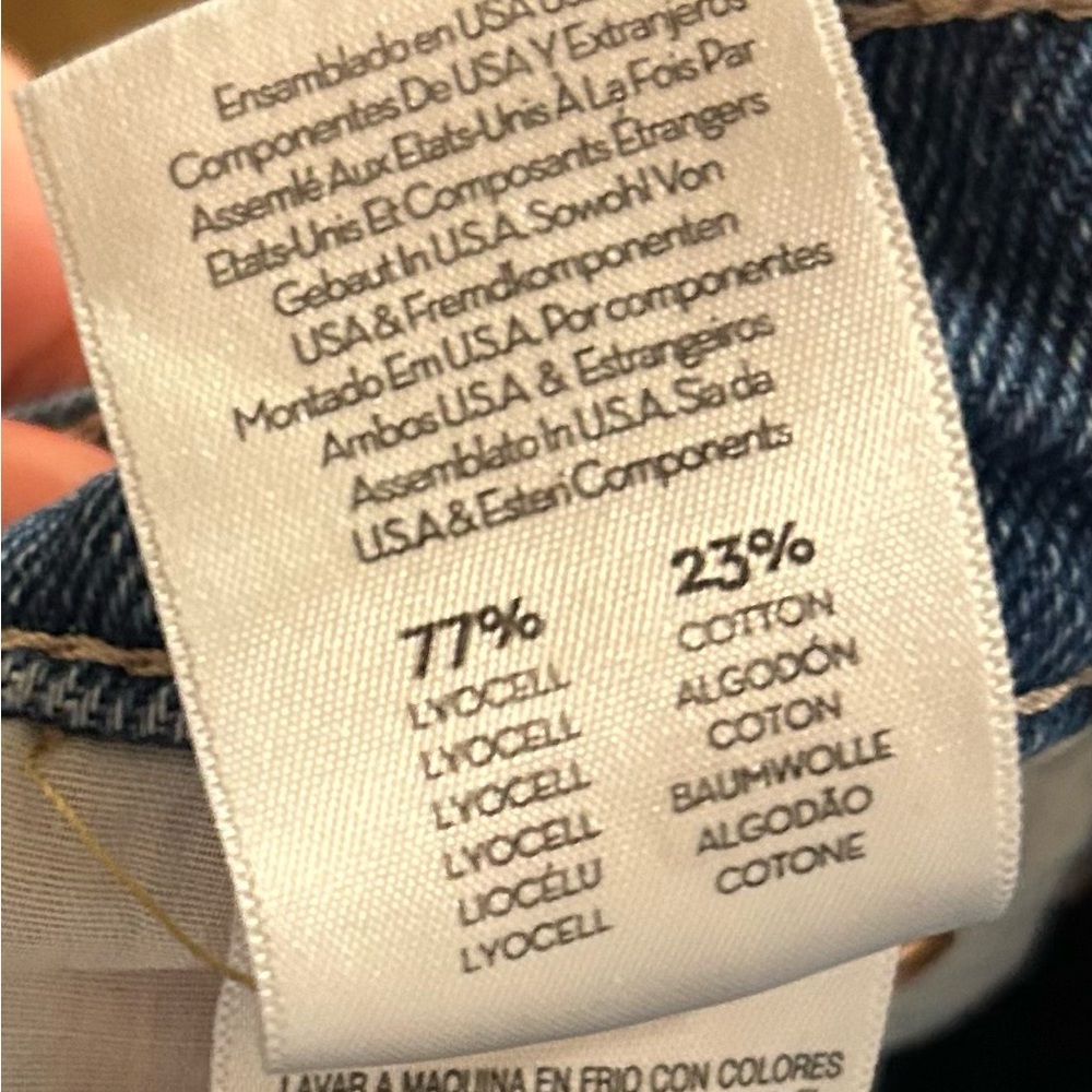 MOTHER High-Rise Cropped Balloon Jeans in Medium Blue - Picture 12 of 16